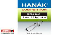 Micro Snap Hanák 9 mm, 5,5 kg - 10 pcs