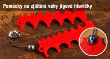 Tools for determining the weight of a jig head