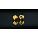 gold, 5 pcs