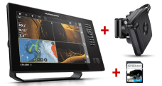 Discounted set Humminbird Xplore 12 CMSI+ fishfinder + Mega Live 2 transducer + Autochart card