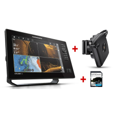 Discounted set Humminbird Xplore 12 CMSI+ fishfinder + Mega Live 2 transducer + Autochart card