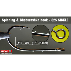 Spinning & Cheburashka hooks 825 Sickle Spinning & Cheburashka hooks 825 Sickle