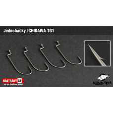 Single hook ICHIKAWA TEFLON TG1