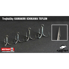 Treble hook KAMAKIRI ICHIKAWA TEFLON Treble hook KAMAKIRI ICHIKAWA TEFLON