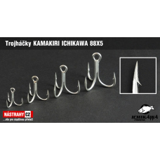 Treble hook KAMAKIRI ICHIKAWA 88X5 Treble hook KAMAKIRI ICHIKAWA 88X5
