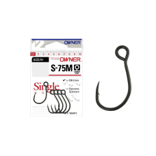 Single hook for lures OWNER S-75M
