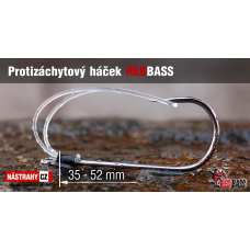 Weedless REDBASS Streamer hooks