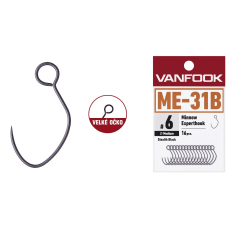 Barbless hook VANFOOK ME-31B