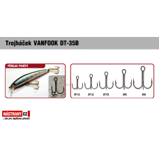 Treble hook VANFOOK DT-35B