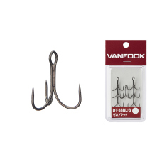 Barbless treble hook VANFOOK DT-38BL