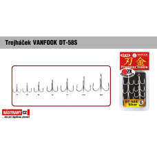 Treble hook VANFOOK DT-58S