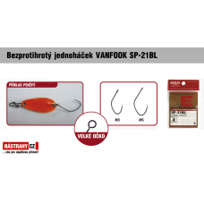 Barbless hook VANFOOK SP-21BL