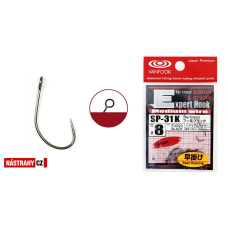 Barbless hook VANFOOK SP-31K BL