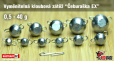 Swivel jig head "Cheburashka EX" RedBASS