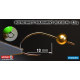 #6, Gold, 0,5 g - 5 pcs