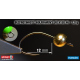 #6, Gold, 1 g - 5 pcs