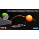#8, Orange, 0,5 g - 5 pcs