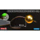 #8, Gold, 1,5 g - 5 pcs