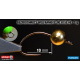 #8, Gold, 1 g - 5 pcs