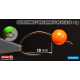 #8, Orange, 1 g - 5 pcs