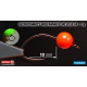 #8, Red, 1 g - 5 pcs