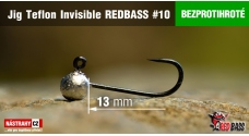 BL Jig Teflon Invisible REDBASS # 10, 5 pcs