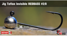 Jig Teflon Invisible REDBASS #2/0, 36 mm