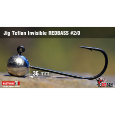 Jig Teflon Invisible REDBASS #2/0, 36 mm