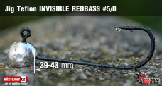 Jig Teflon Invisible REDBASS # 5/0, 5 pcs