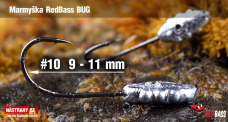 Mormysh RedBass BUG #10 - 3 pcs