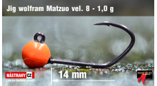 Tungsten jig head Matzuo Sickle #8 - 14 mm - 5 pcs