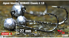 Jig REDBASS Classic #1/0 - 27 mm 