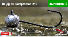 Barbless Jig RB Competition #10 - 14 mm