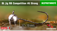 Barbless Jig RB Competition #6 Strong - 19 mm