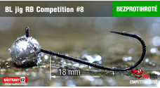 Barbless Jig RB Competition #8 - 18 mm