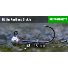 BL jig REDBASS Sickle #8 - 14 mm