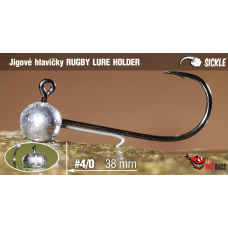 Jig REDBASS Sickle RUGBY - LURE HOLDER #4/0 - 38 mm