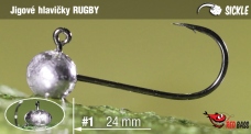 Jig REDBASS Sickle RUGBY #1 - 24 mm