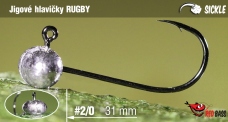 Jig REDBASS Sickle RUGBY #2/0 - 31 mm