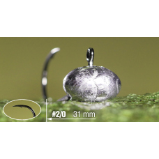 Jig REDBASS Sickle RUGBY #2/0 - 31 mm