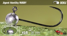 Jig REDBASS Sickle RUGBY #3/0 - 35 mm