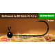 #2 - 0,5 g, Black, 5 pcs