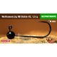 #2 - 1,5 g, Black, 5 pcs