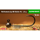 #4 - 1,0 g, Nikl, 5 pcs