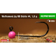 #4 - 1,0 g, Pink, 5 pcs