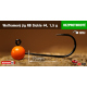 #4 - 1,5 g, Orange, 5 pcs