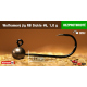 #6 - 1,0 g, Nikl, 5 pcs