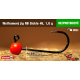 #6 - 1,0 g, Red, 5 pcs