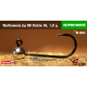 #6 - 1,0 g, Silver, 5 pcs