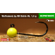 #6 - 1,5 g, Fluo, 5 pcs